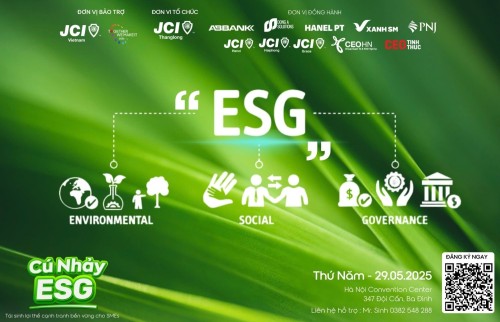 SỰ KIỆN “CÚ NHẢY ESG” – THÚC ĐẨY PHÁT TRIỂN BỀN VỮNG CHO DOANH NGHIỆP VỪA VÀ NHỎ