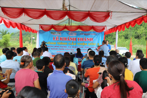 Khánh thành “nhịp cầu yêu thương” nơi gian khó xứ Lạng