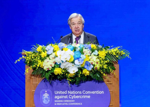 Phát biểu của Tổng Thư ký Liên Hợp Quốc António Guterres tại Lễ mở ký Công ước của Liên Hợp Quốc về chống tội phạm mạng