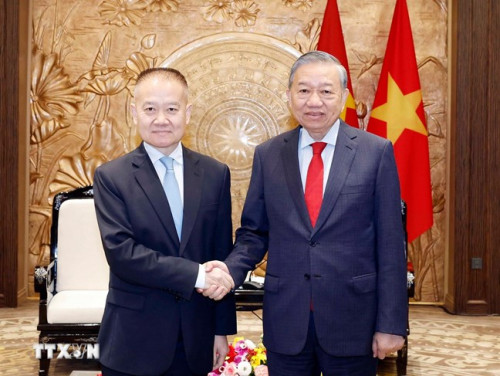 Tổng Bí thư Tô Lâm tiếp Đặc phái viên của Tổng Bí thư, Chủ tịch nước Trung Quốc Tập Cận Bình