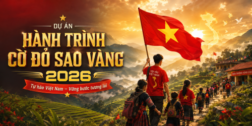Khởi động hành trình “Cờ đỏ sao vàng 2026”: Mang hơi ấm đến với trẻ em vùng cao Tri Phú
