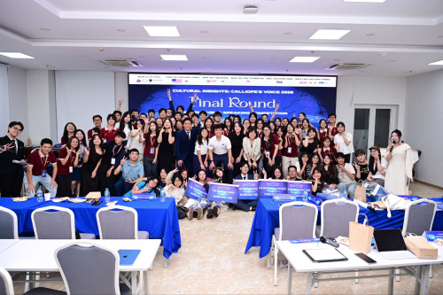 Đêm Chung kết Cuộc thi Hùng biện Tiếng Anh Cultural Insights: Calliope's Voice 2026: Hành trình tiếng nói trẻ giải mã bức tranh giải trí của Hoa Kỳ